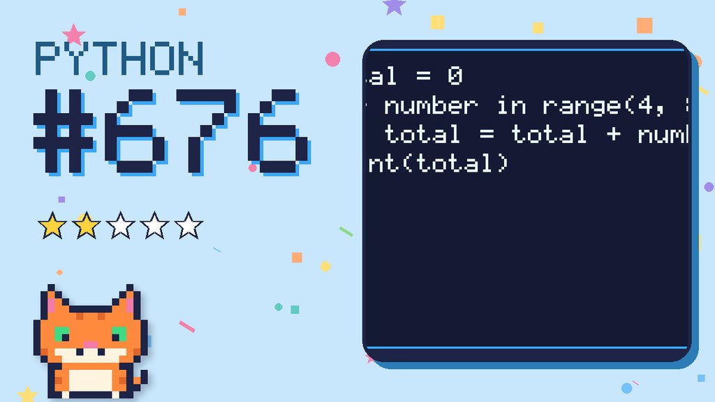 Python Puzzler 676 card