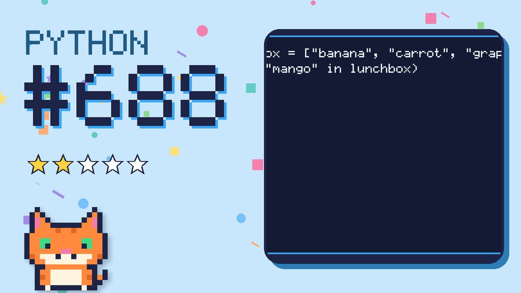 Python Puzzler 688 card