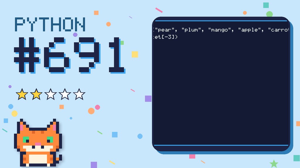 Python Puzzler 691 card