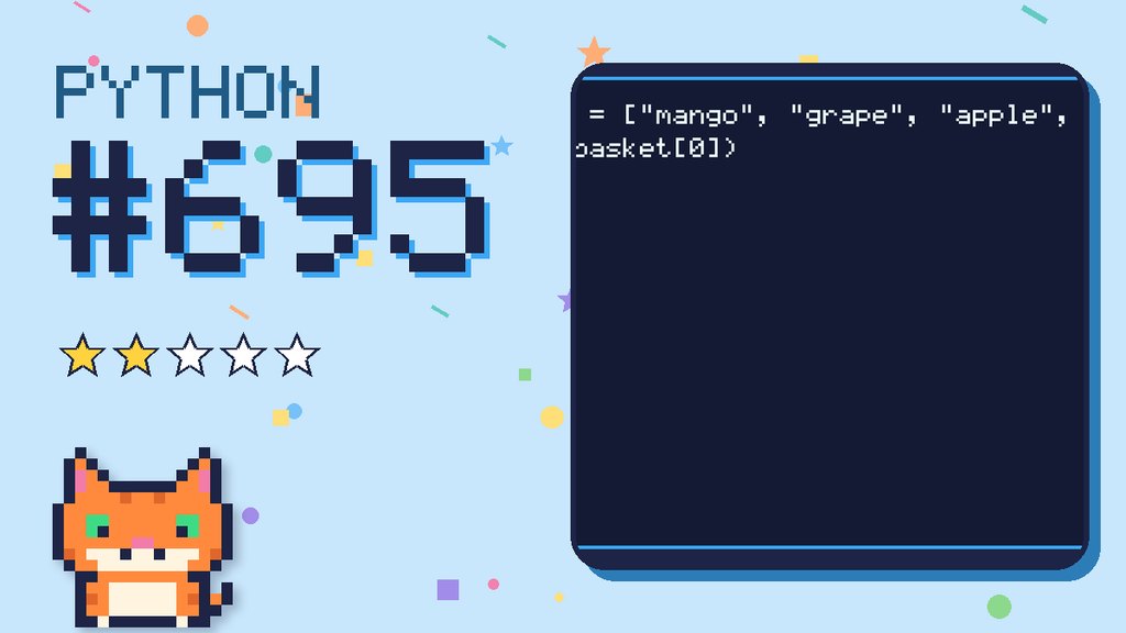 Python Puzzler 695 card