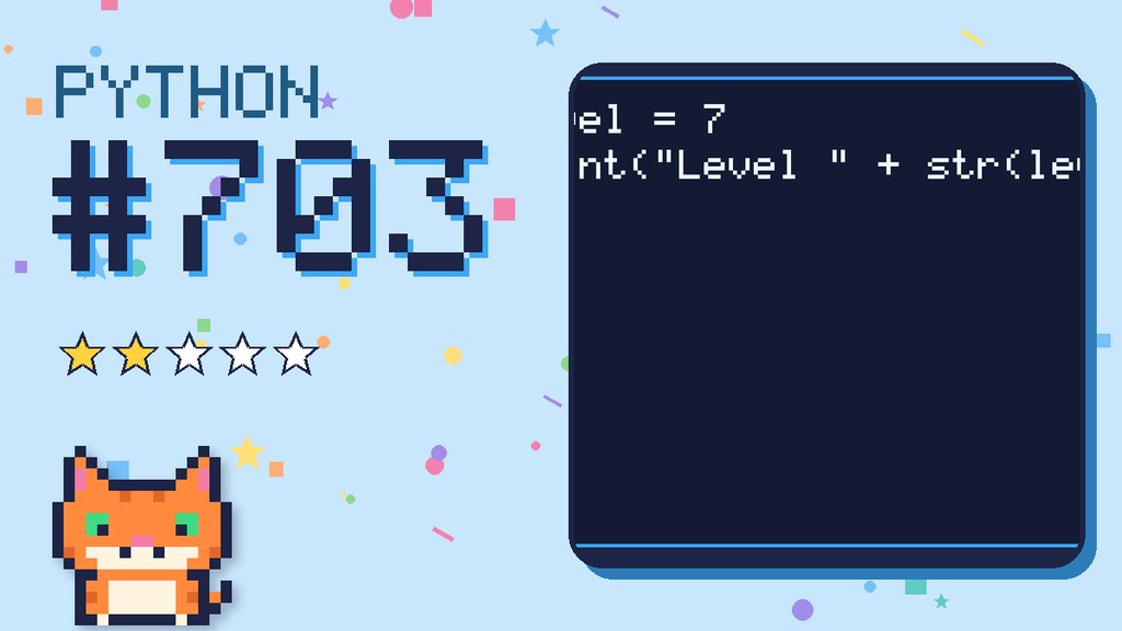Python Puzzler 703 card