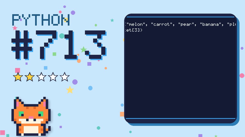 Python Puzzler 713 card