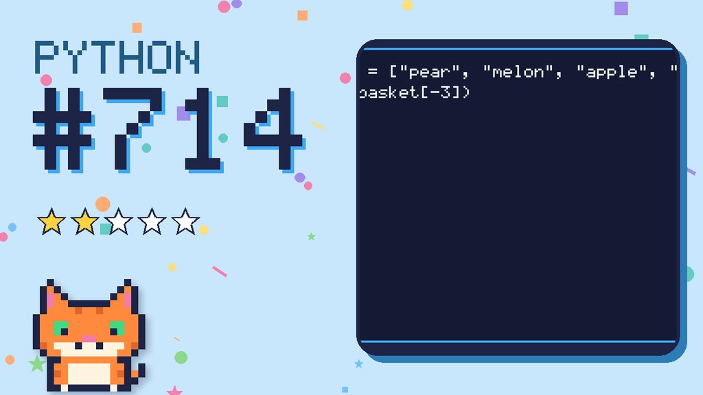 Python Puzzler 714 card