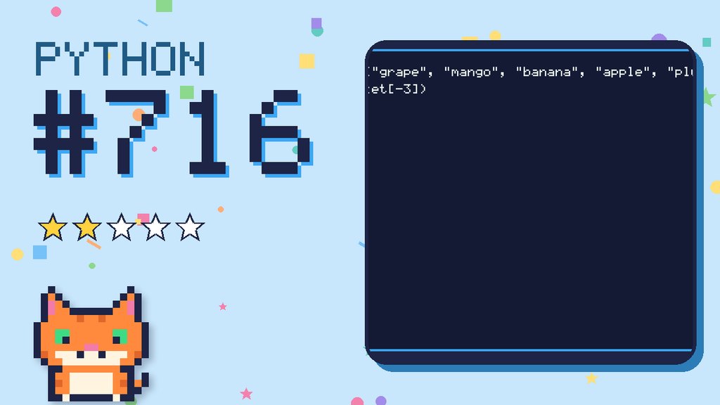 Python Puzzler 716 card