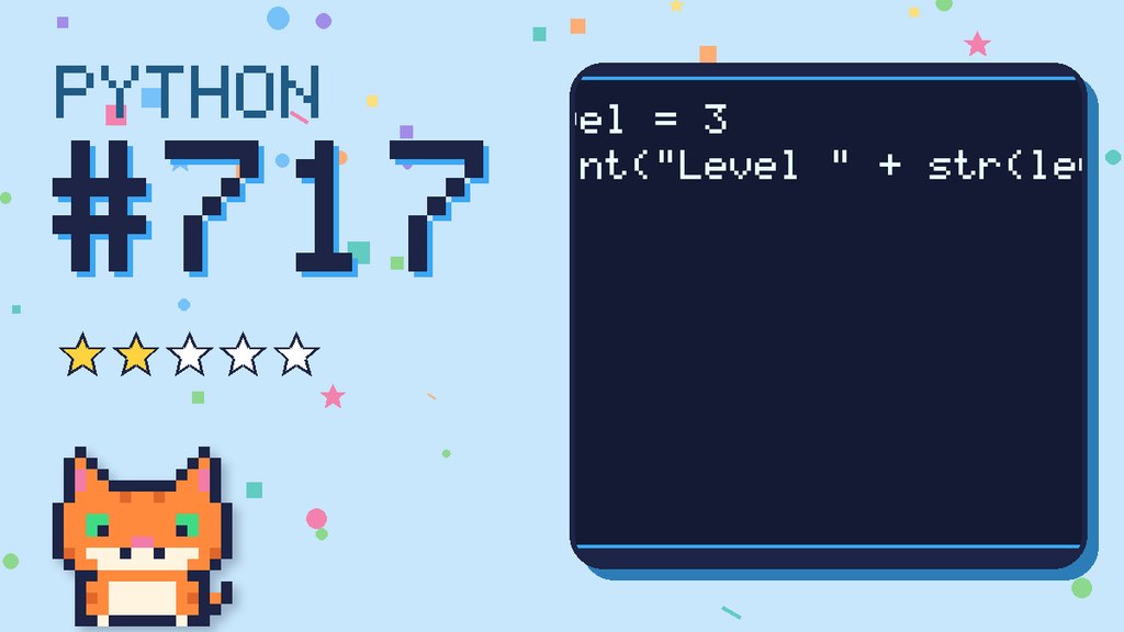 Python Puzzler 717 card