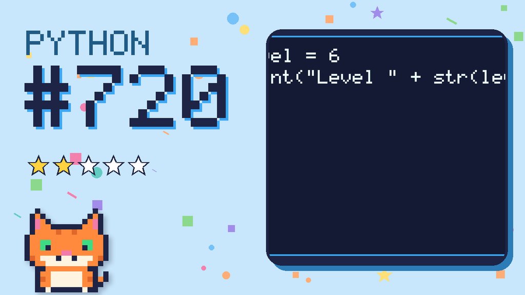 Python Puzzler 720 card
