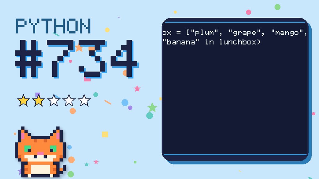 Python Puzzler 734 card