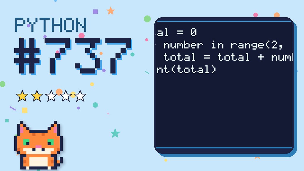 Python Puzzler 737 card