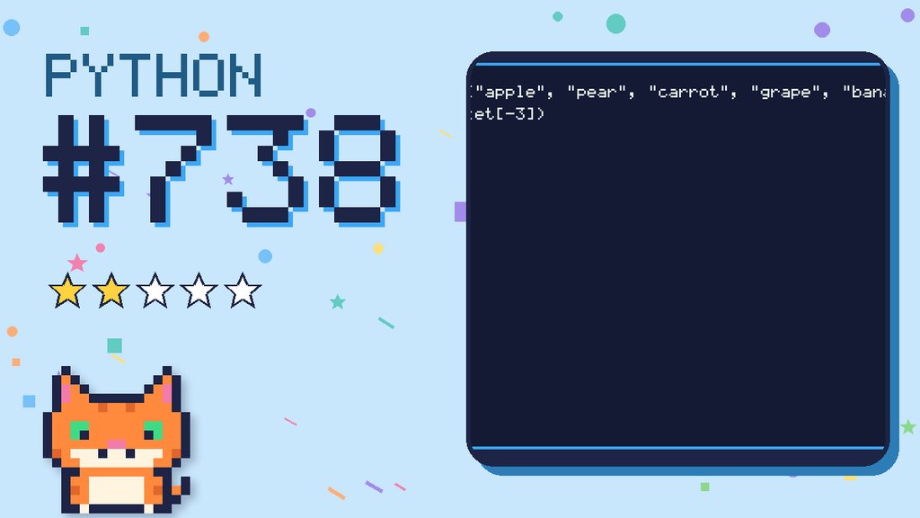 Python Puzzler 738 card