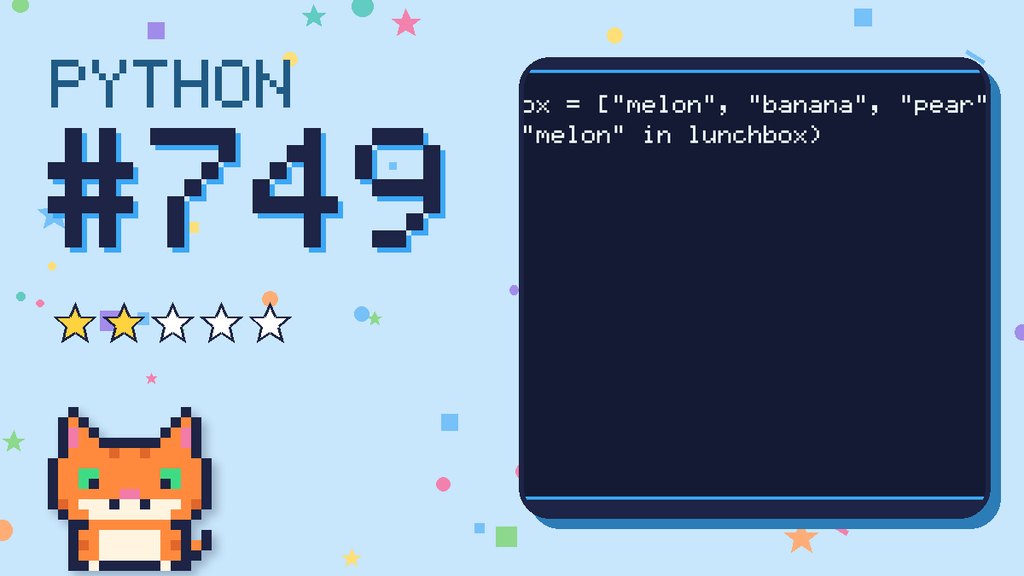 Python Puzzler 749 card