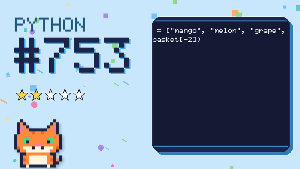 Python Puzzler 753 card
