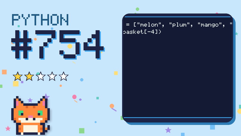 Python Puzzler 754 card