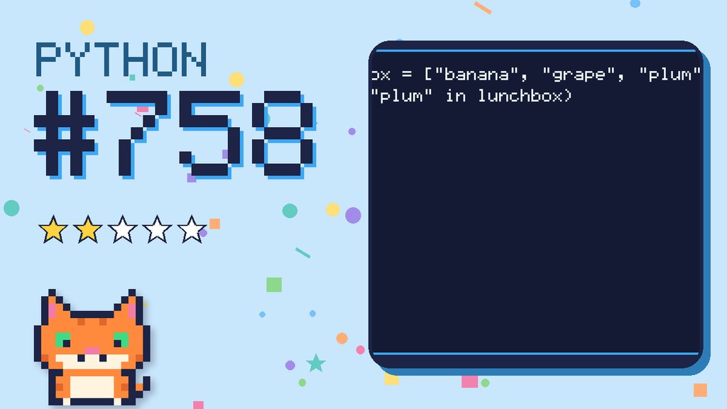 Python Puzzler 758 card