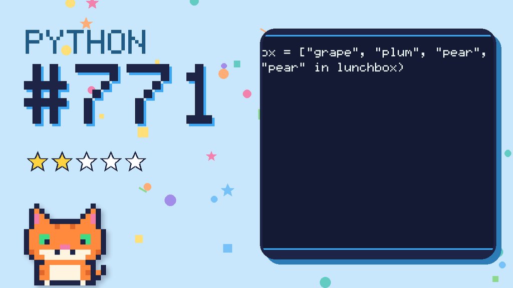 Python Puzzler 771 card