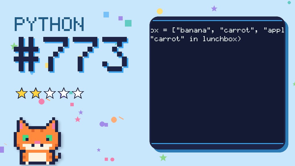 Python Puzzler 773 card
