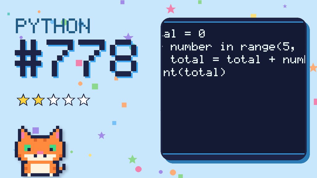 Python Puzzler 778 card