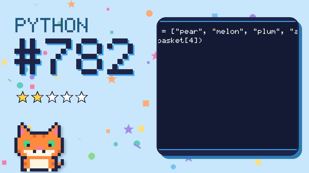 Python Puzzler 782 card