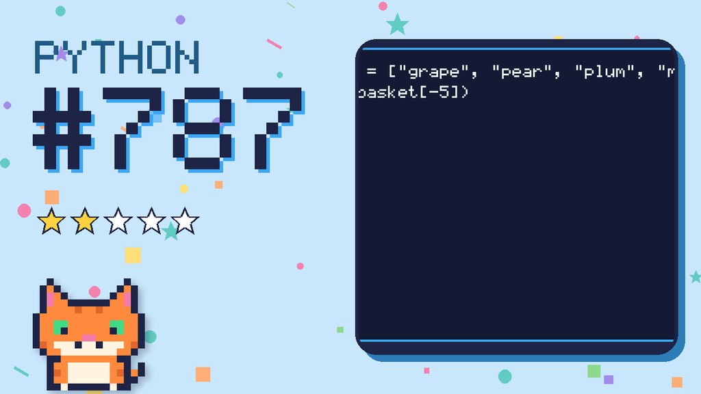 Python Puzzler 787 card