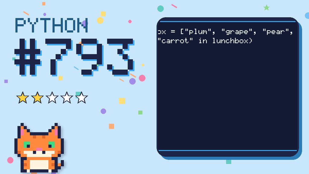 Python Puzzler 793 card