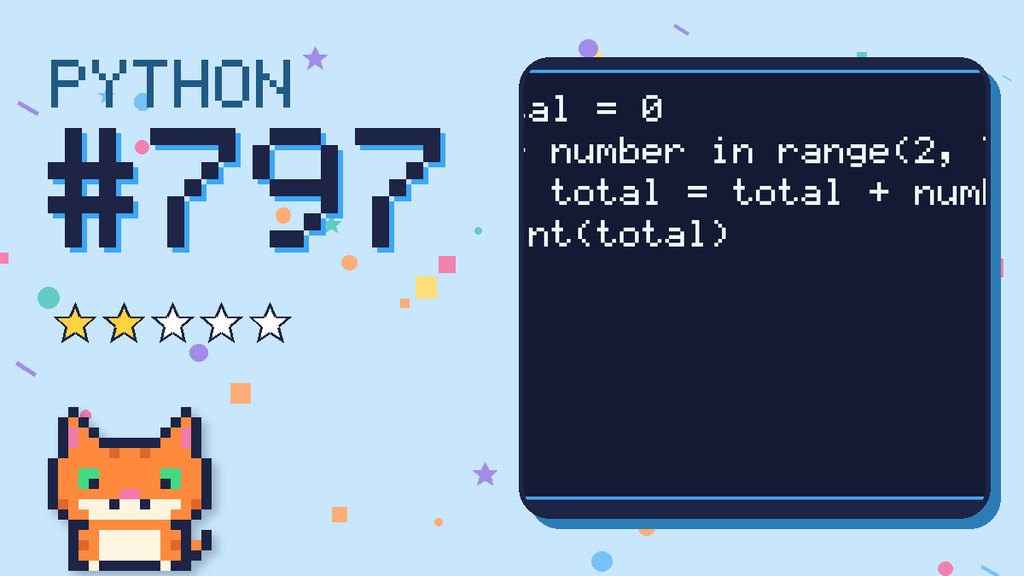 Python Puzzler 797 card
