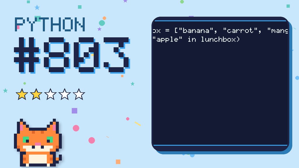 Python Puzzler 803 card