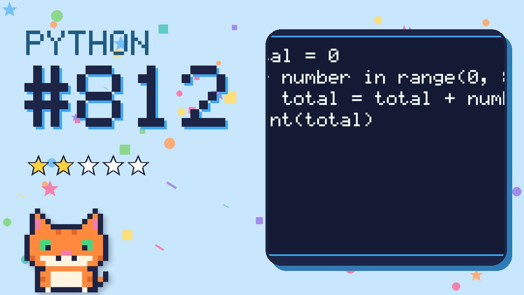 Python Puzzler 812 card