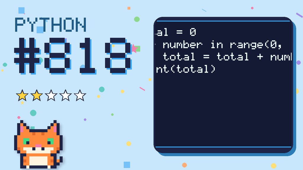 Python Puzzler 818 card