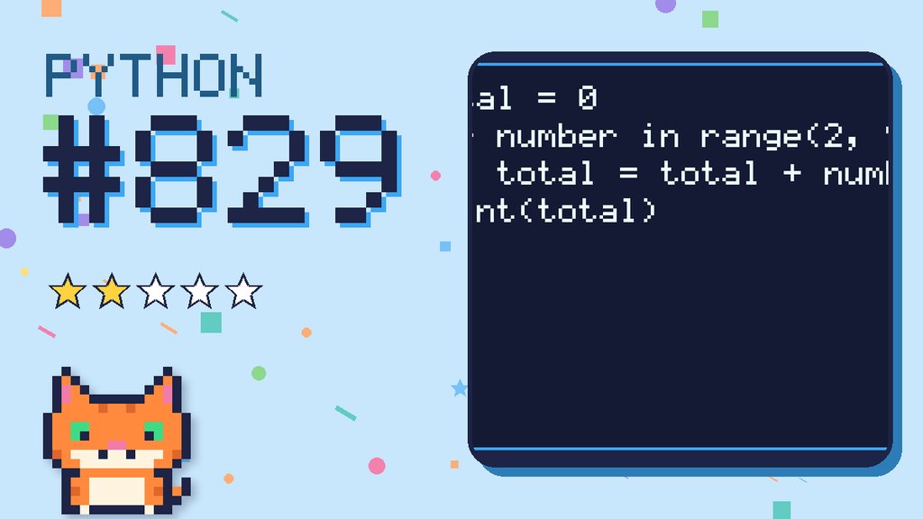 Python Puzzler 829 card
