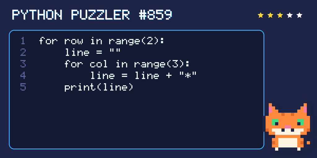 Python puzzler 859 code