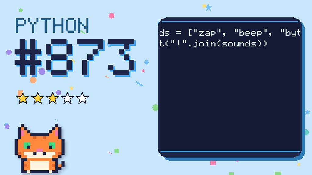 Python Puzzler 873 card