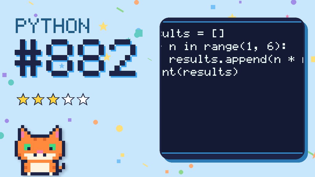 Python Puzzler 882 card