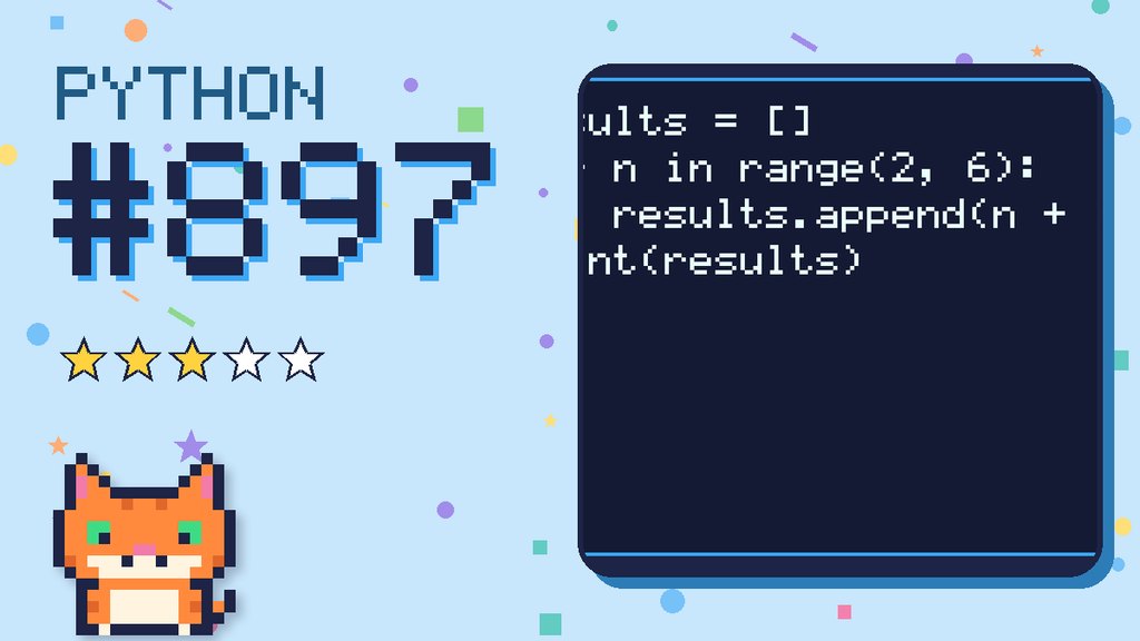 Python Puzzler 897 card