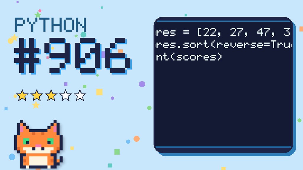 Python Puzzler 906 card
