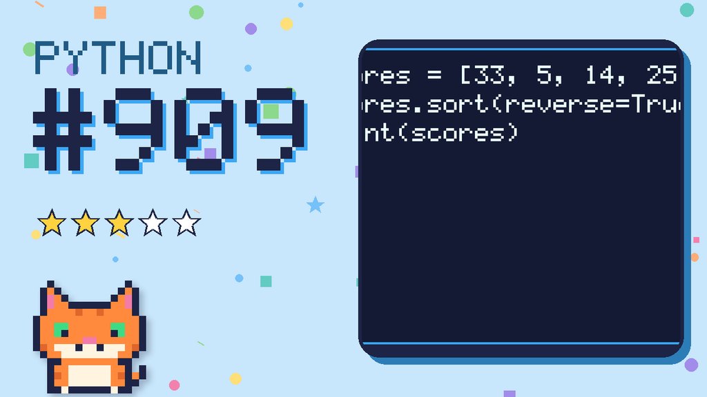 Python Puzzler 909 card
