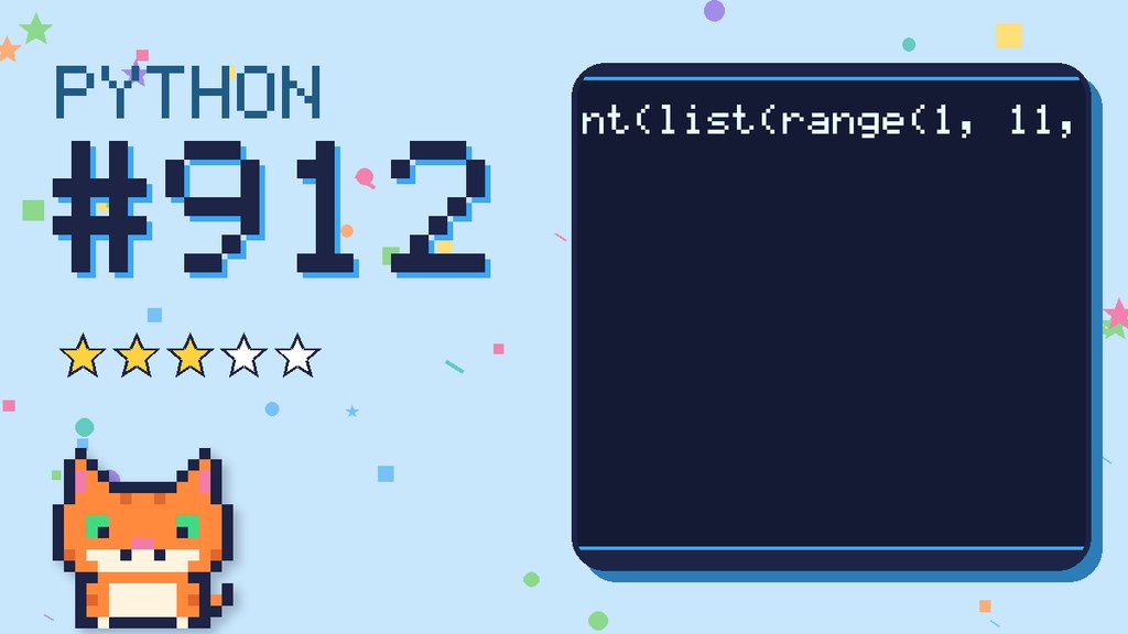 Python Puzzler 912 card