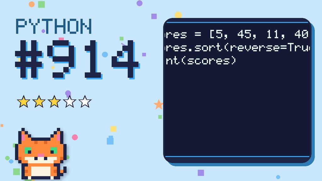 Python Puzzler 914 card