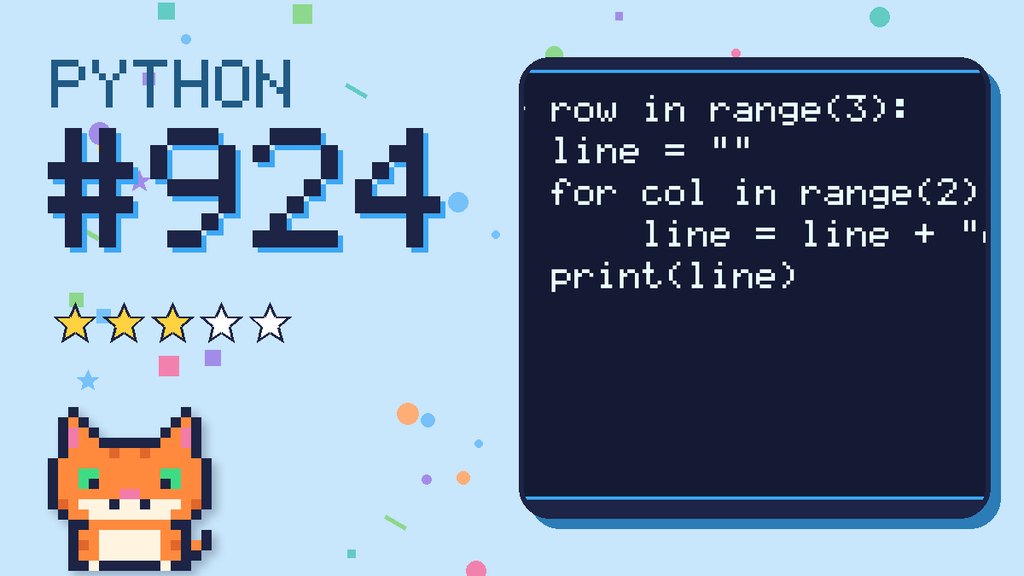 Python Puzzler 924 card