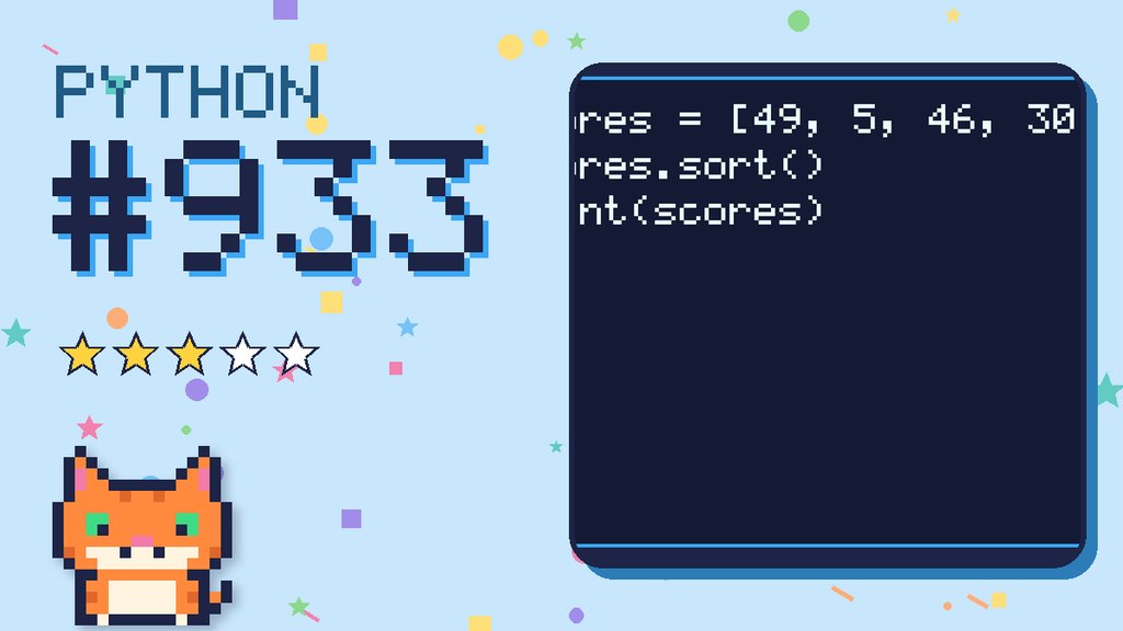 Python Puzzler 933 card