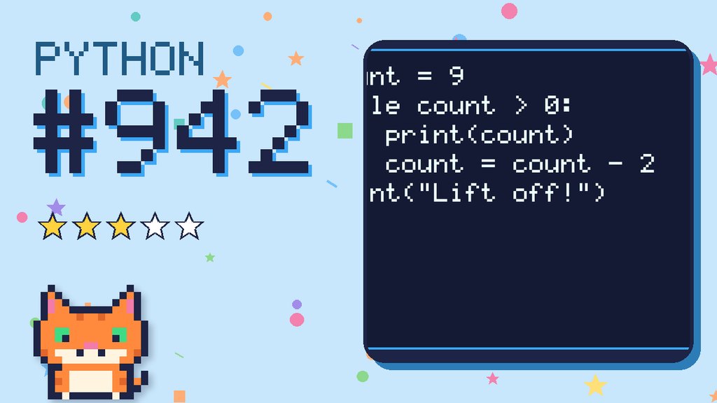 Python Puzzler 942 card