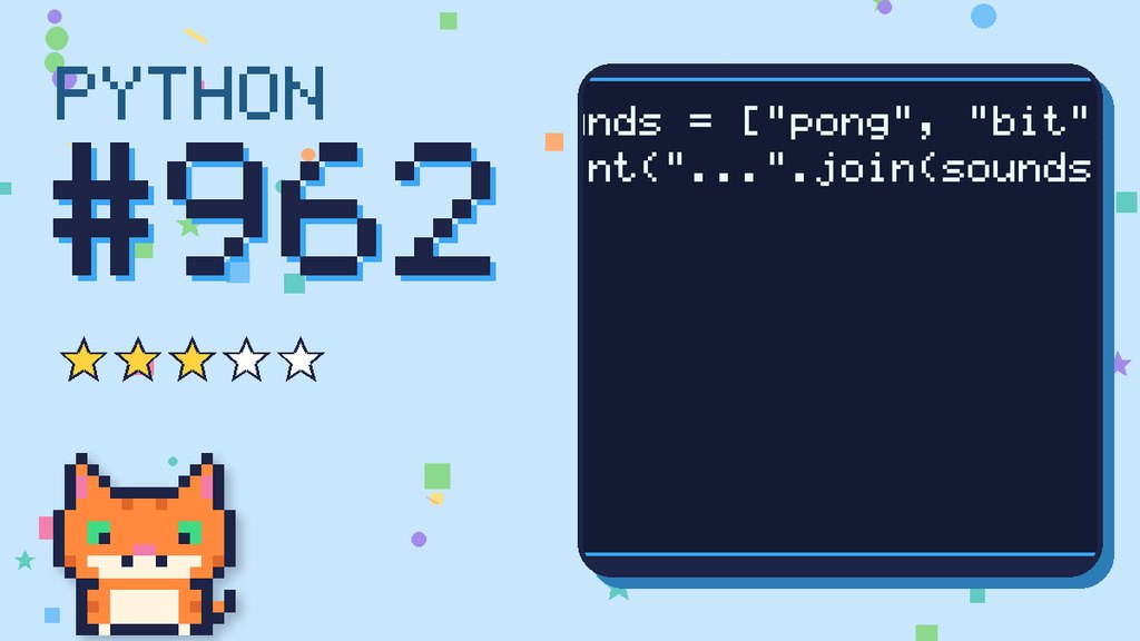 Python Puzzler 962 card
