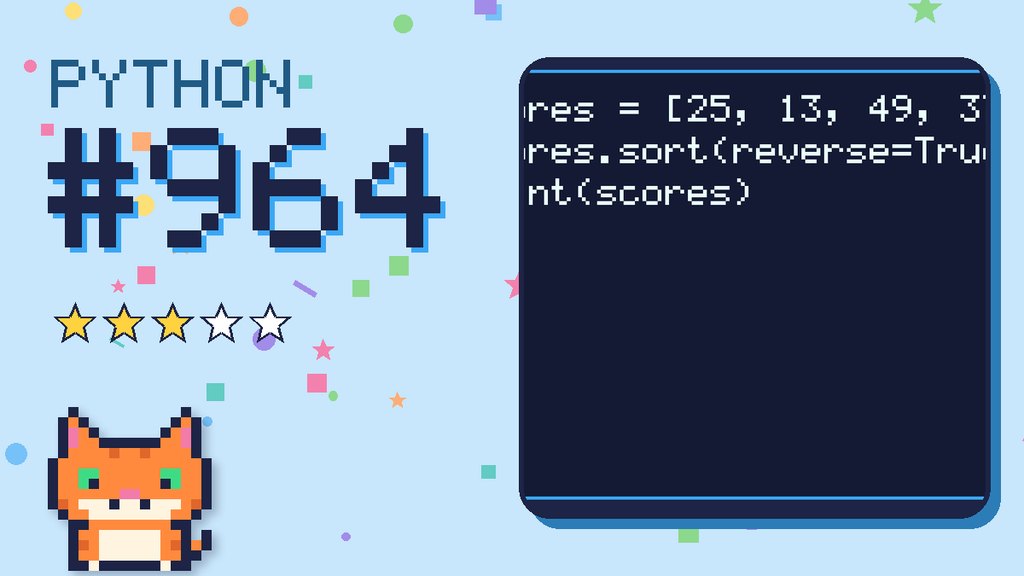 Python Puzzler 964 card