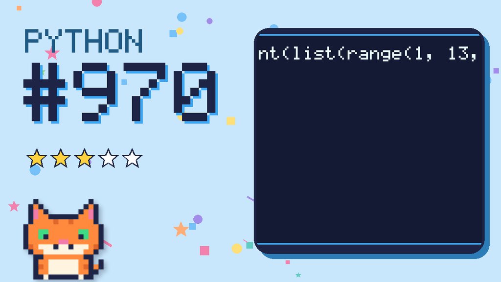 Python Puzzler 970 card