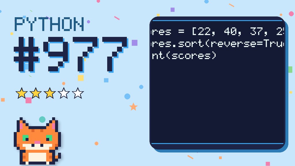 Python Puzzler 977 card