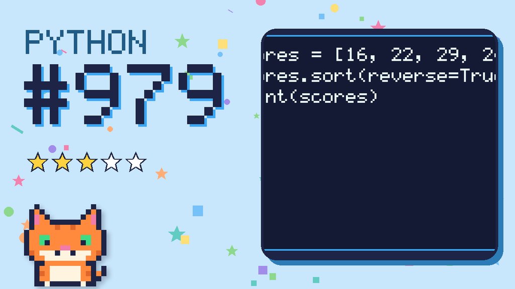 Python Puzzler 979 card