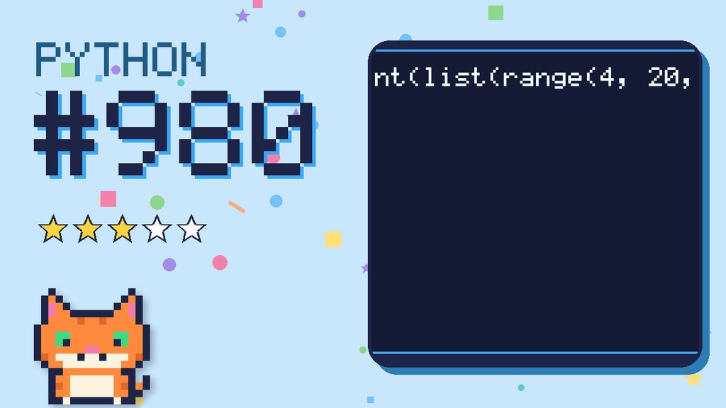 Python Puzzler 980 card