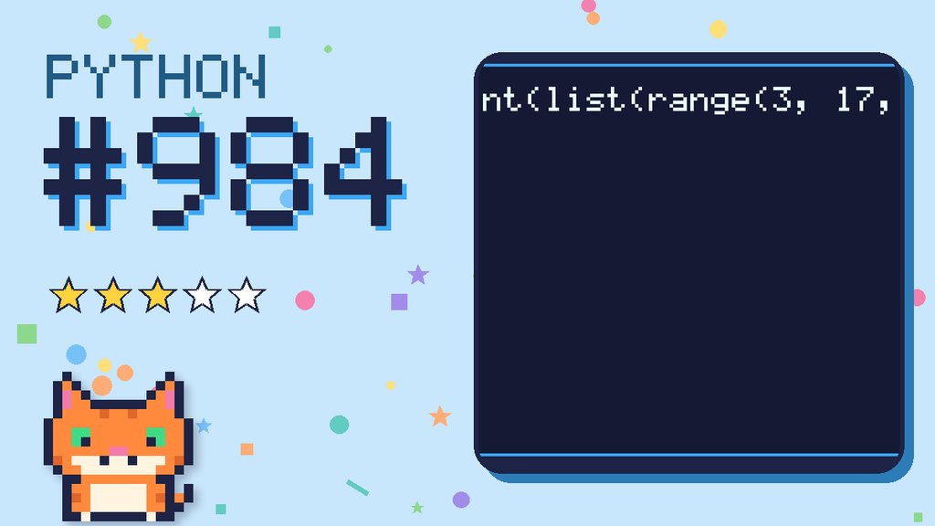 Python Puzzler 984 card