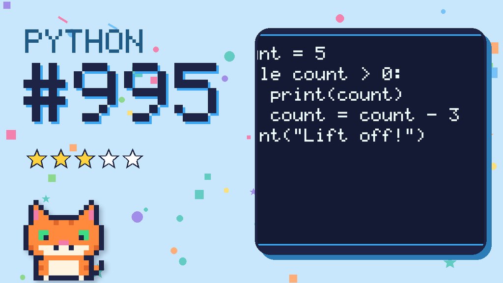 Python Puzzler 995 card