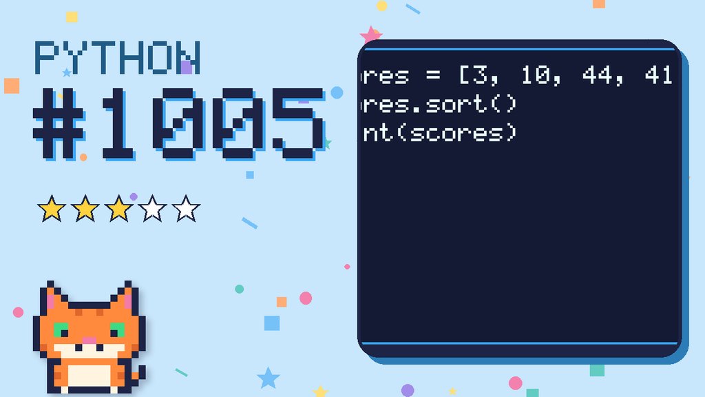 Python Puzzler 1005 card