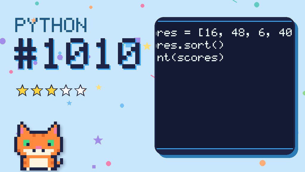 Python Puzzler 1010 card