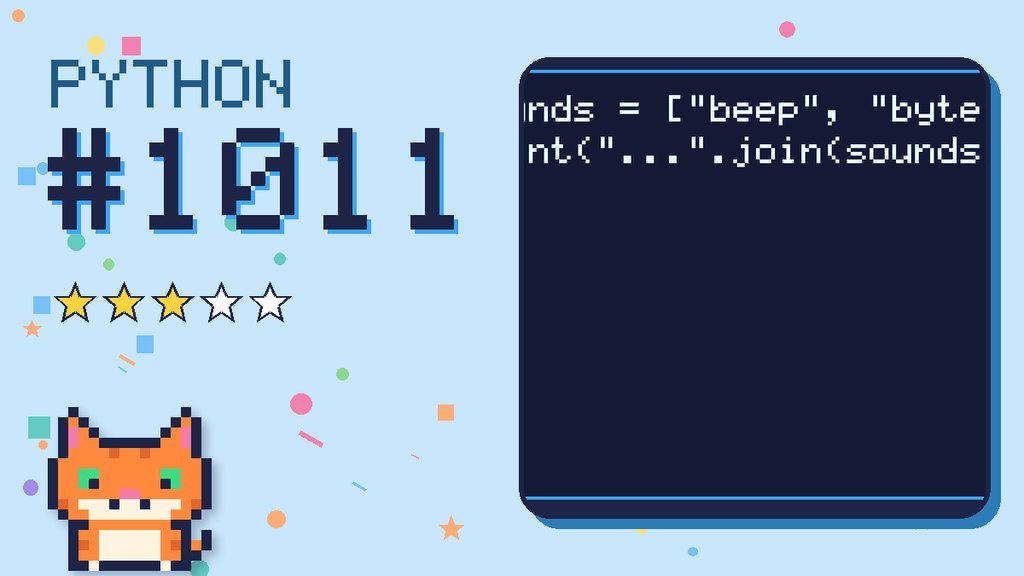 Python Puzzler 1011 card